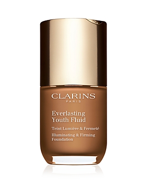 Shop Clarins Everlasting Youth Anti-aging Foundation 1 Oz. In 118.5n Chocolate (very Dark With Neutral Undertones)