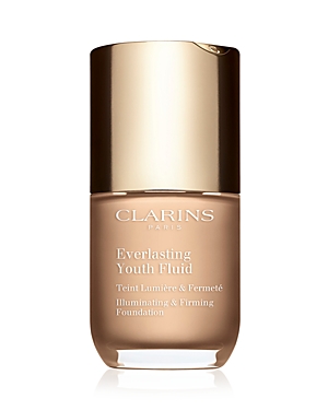 Shop Clarins Everlasting Youth Anti-aging Foundation 1 Oz. In 105n Nude (very Light With Neutral Undertones)
