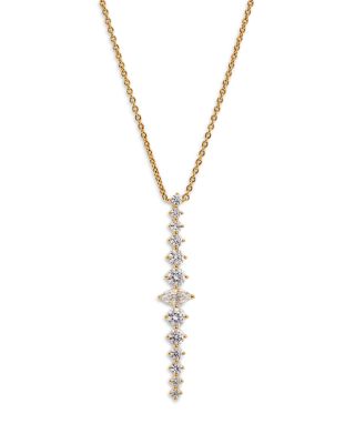 Nadri Leah Cubic Zirconia Drop Necklace 