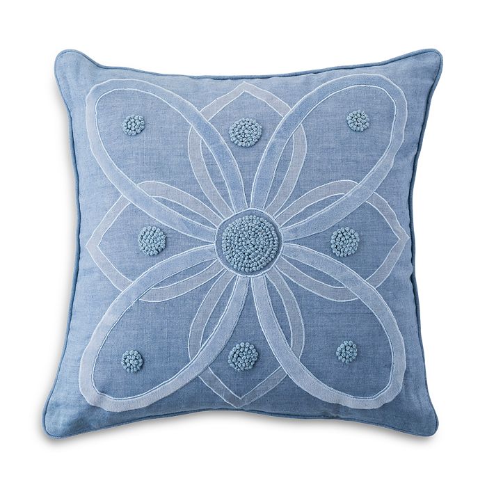 Shop Juliska Berry & Thread Decorative Pillow, 18 X 18 In Chambray