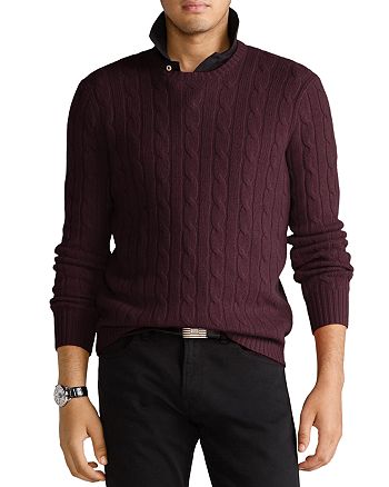 Polo Ralph Lauren Cable-Knit Cashmere Sweater | Bloomingdale's