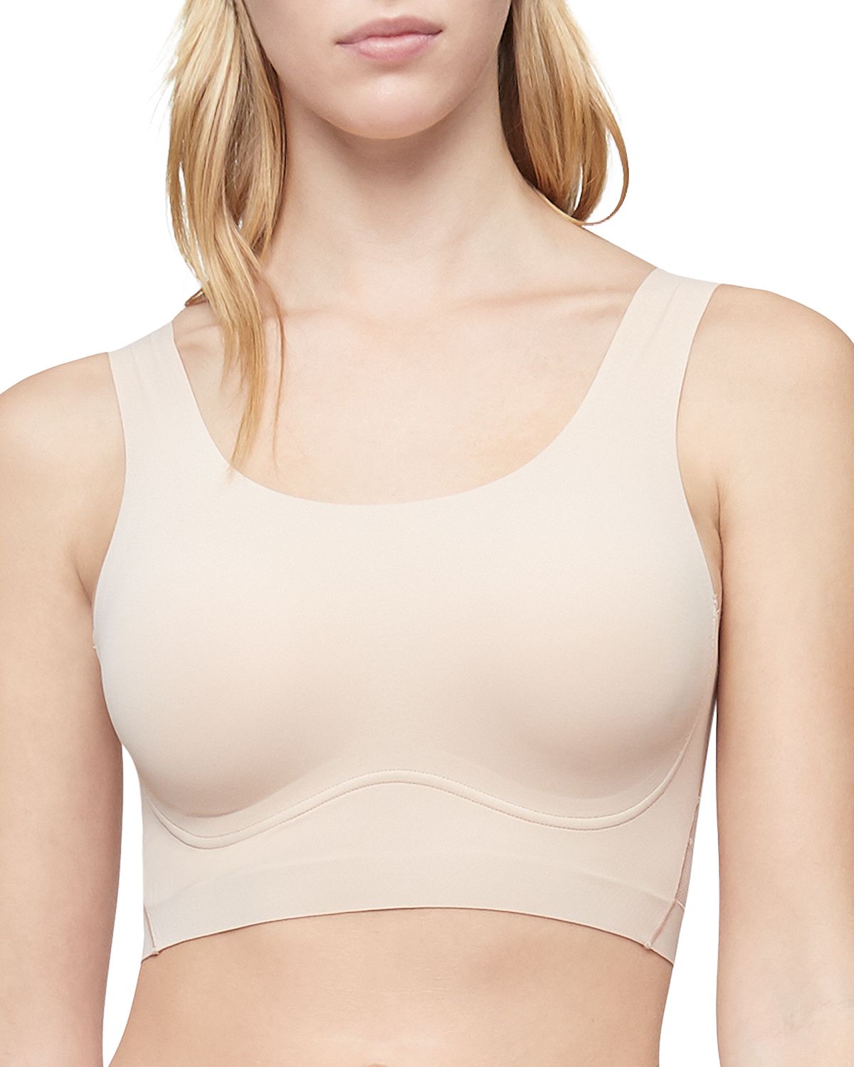Photo 1 of SIZE LARGE - Calvin Klein Invisible Comfort Mesh Lift Scoop Bralette QF6547