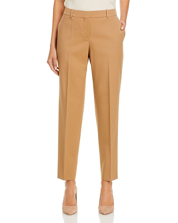 BOSS Tocanes Twill Ankle Trousers | Bloomingdale's