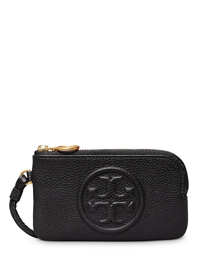 TORY BURCH PERRY BOMBE LEATHER WRISTLET,73531