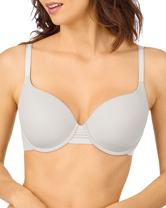 Le Mystere Second Skin Back Smoother T-shirt Bra In Platinum