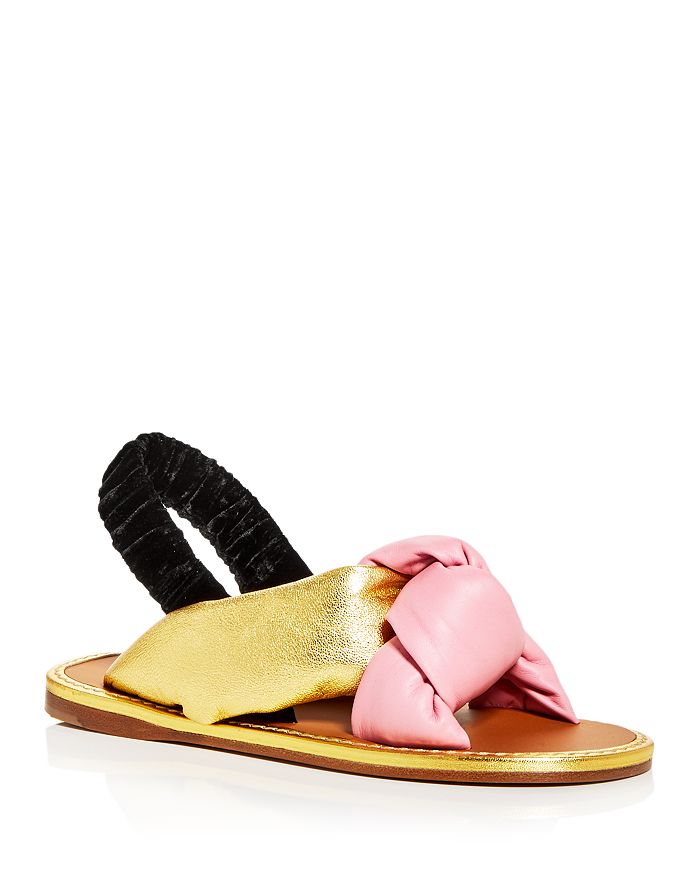 Miu Miu Women's Color Block Slingback Sandals | Bloomingdale's