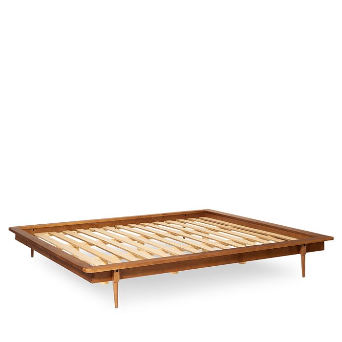 Shop Sparrow & Wren Ryan King Wood Platform Bed Frame In Caramel