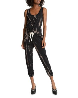 tie dye jogger jumpsuit