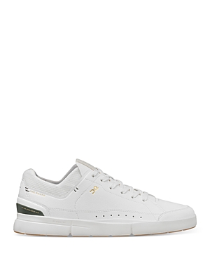 On Men's The Roger Centre Court Low Top Sneakers In White/black