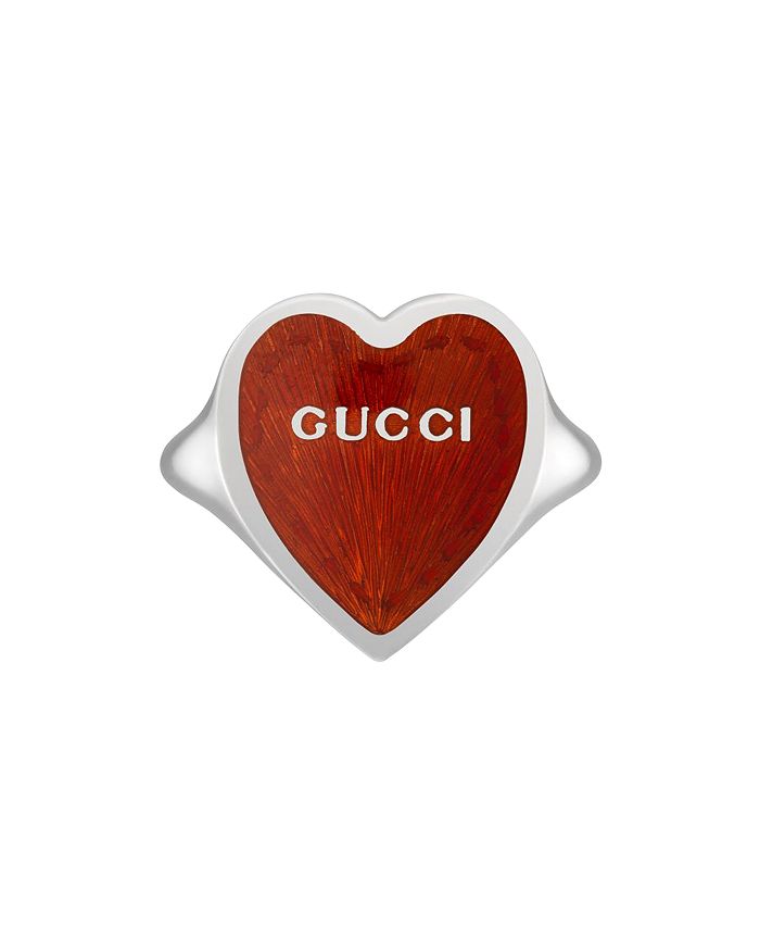 Gucci red heart ring online