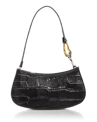 STAUD on sale Alice Embossed Leather Top Handle Bag