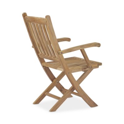 Marina Outdoor Patio Teak Folding Chair