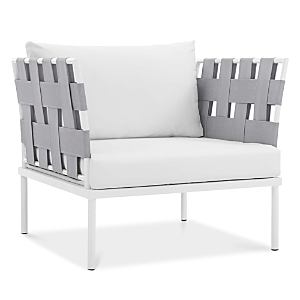 Modway Harmony Outdoor Patio Armchair In White White