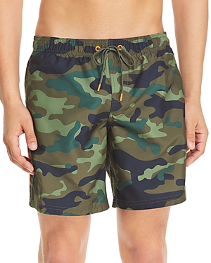 SUNDEK CAMOUFLAGE PRINT SWIM SHORTS,M505BDP0153
