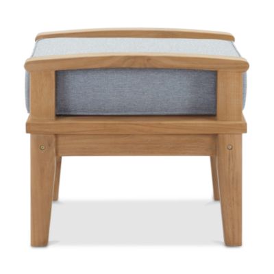 Marina Outdoor Patio Teak Ottoman
