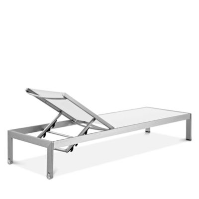 Shore Outdoor Patio Aluminum Mesh Chaise