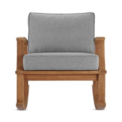 Marina Outdoor Patio Teak Rocking Chair