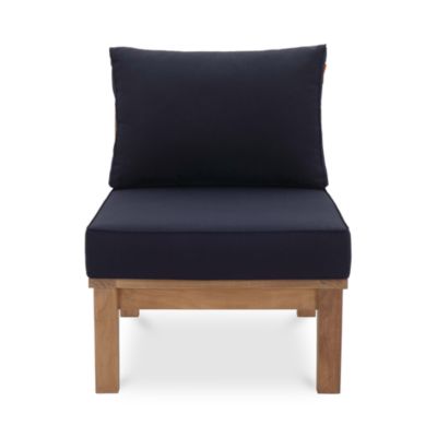 Marina Armless Outdoor Patio Teak Sofa