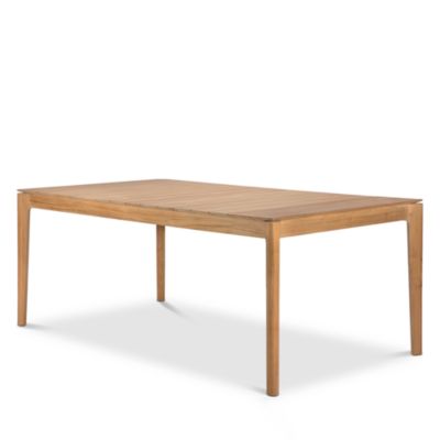 Teak Bok Outdoor Dining Table, Small - 79&amp;quot;