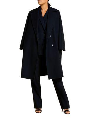 plus size wool coats