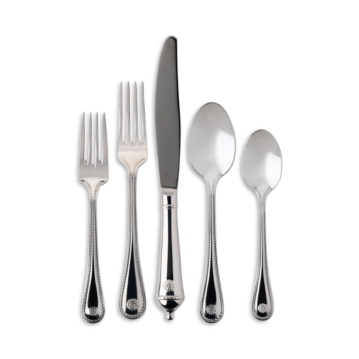 Juliska Berry & Thread Bright Satin 5 Piece Place Setting in Polished