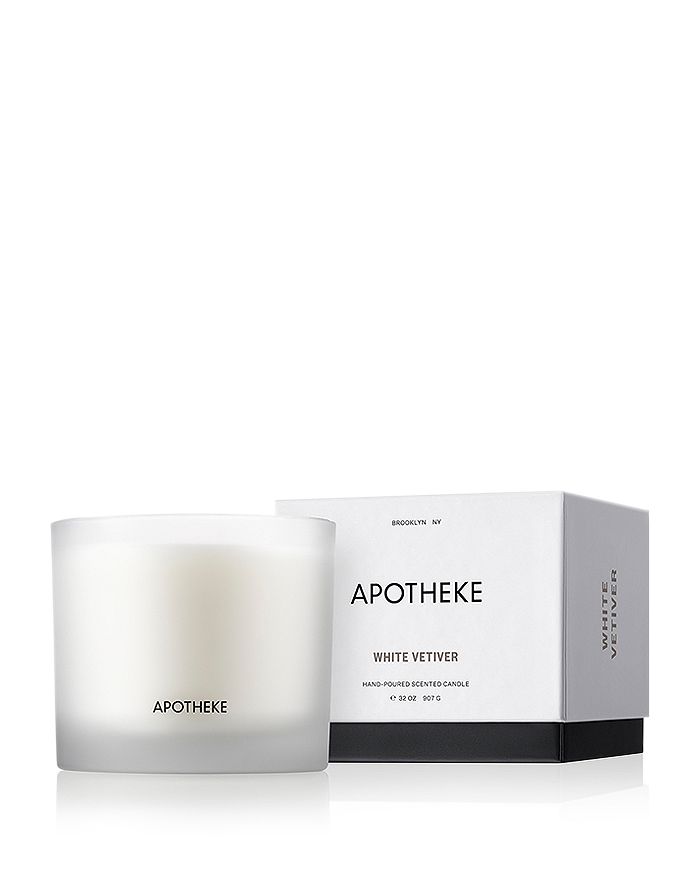 Shop Apotheke White Vetiver Scented 3-wick Candle, 26 Oz.