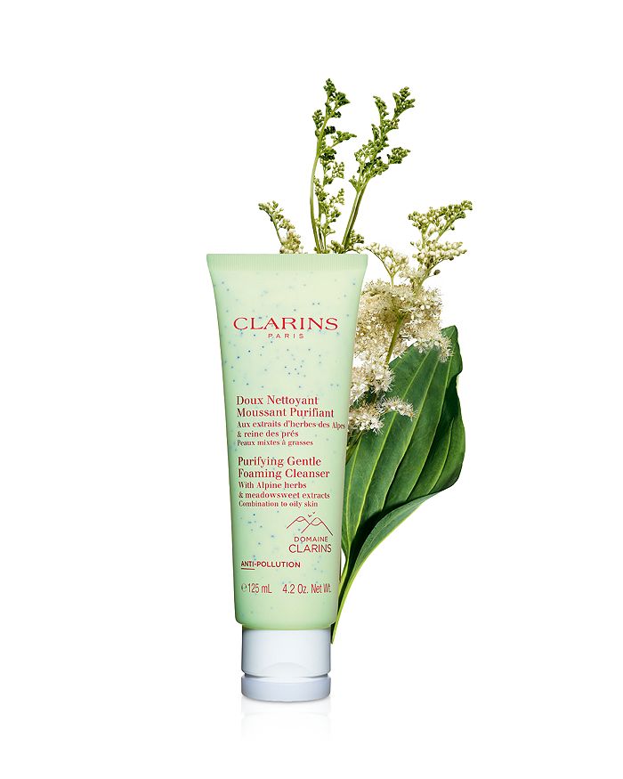 Shop Clarins Purifying Gentle Foaming Cleanser With Salicylic Acid 4.2 Oz. In No Color