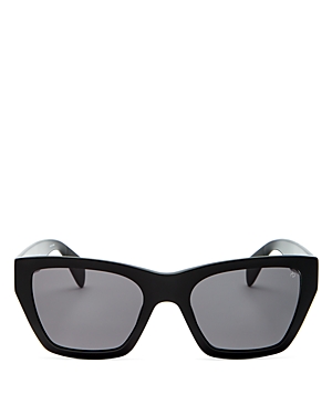 Rag & Bone Women's Square Sunglasses, 58mm In Black/gray