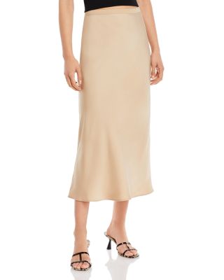 Anine Bing Bar Silk Midi Skirt Bloomingdale s