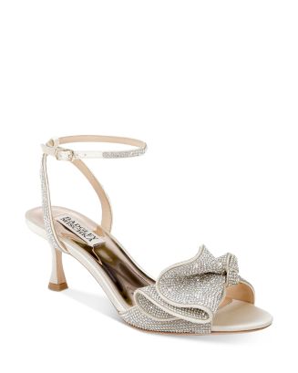 badgley mischka rhinestone heels