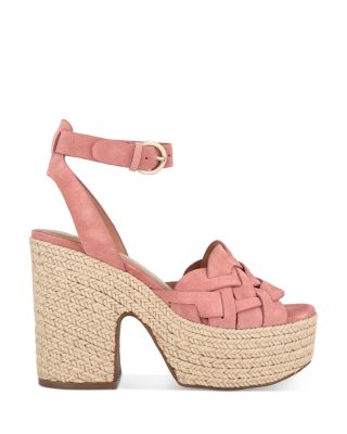 pink espadrille sandals