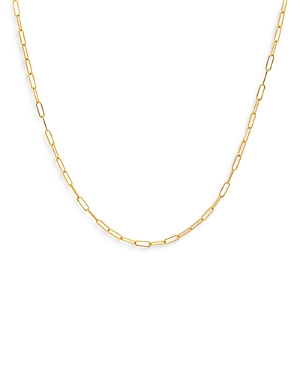 14K Yellow Gold Chain Necklace, 18