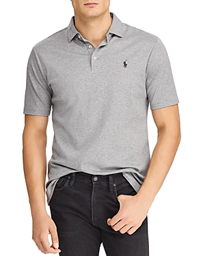 Polo Ralph Lauren Classic Fit Soft Cotton Polo In Steel Heather