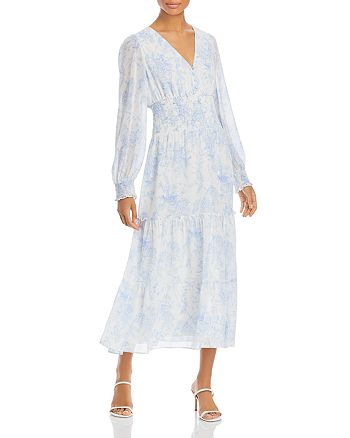 lucy paris smocked floral dress