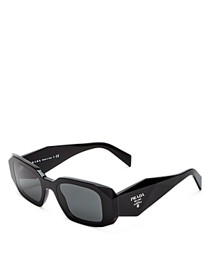 Prada Women's Square Sunglasses, 49mm In Black