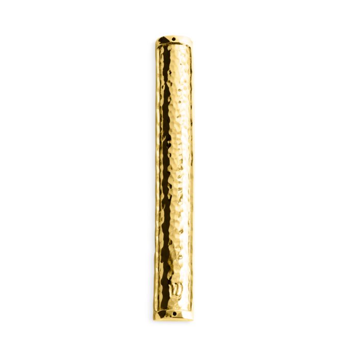 Hammertone Large Mezuzah Gold