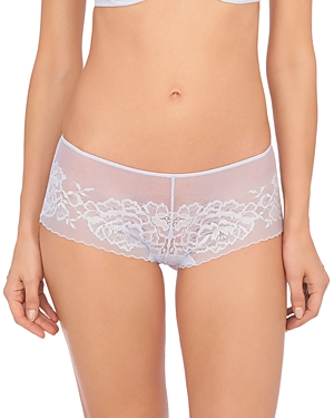 Natori Flora Lace Hipster Briefs In Baby Blue