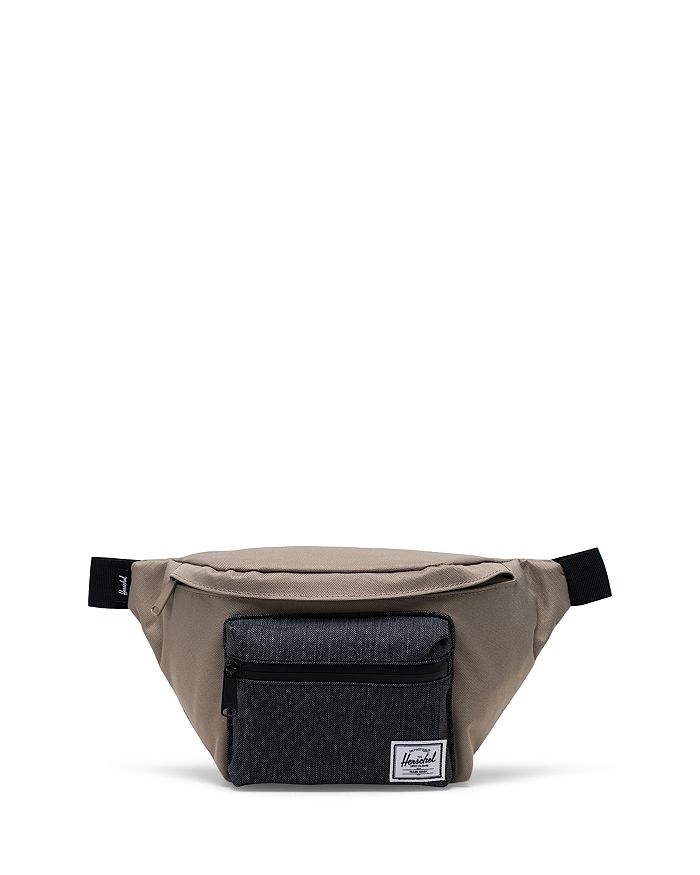 Herschel Supply Co Seventeen Convertible Belt Bag In Timberwolf/black Denim