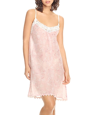 Papinelle Louis Floral Print Nightgown In Pink