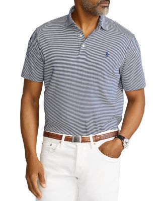 Striped Soft Touch Polo Shirts Custom Slim Soft-Touch Polo For Men