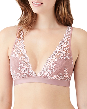 WACOAL EMBRACE LACE PLUNGE SOFT CUP WIRELESS BRA,852191