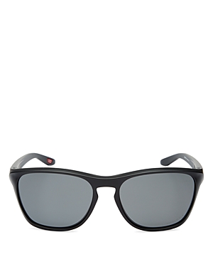 Oakley Men's Square Sunglasses, 56mm In Matte Black /prizm Gray