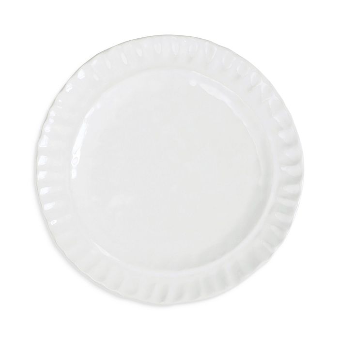 Vietri Pietra Serena Salad Plate In Natural White