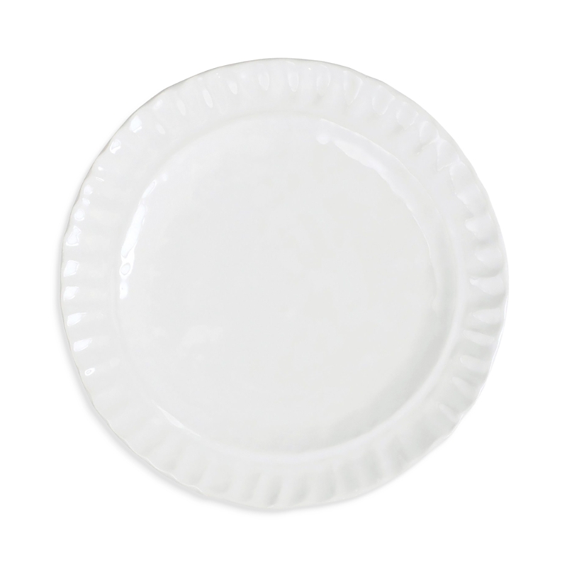 Vietri Pietra Serena Salad Plate In White