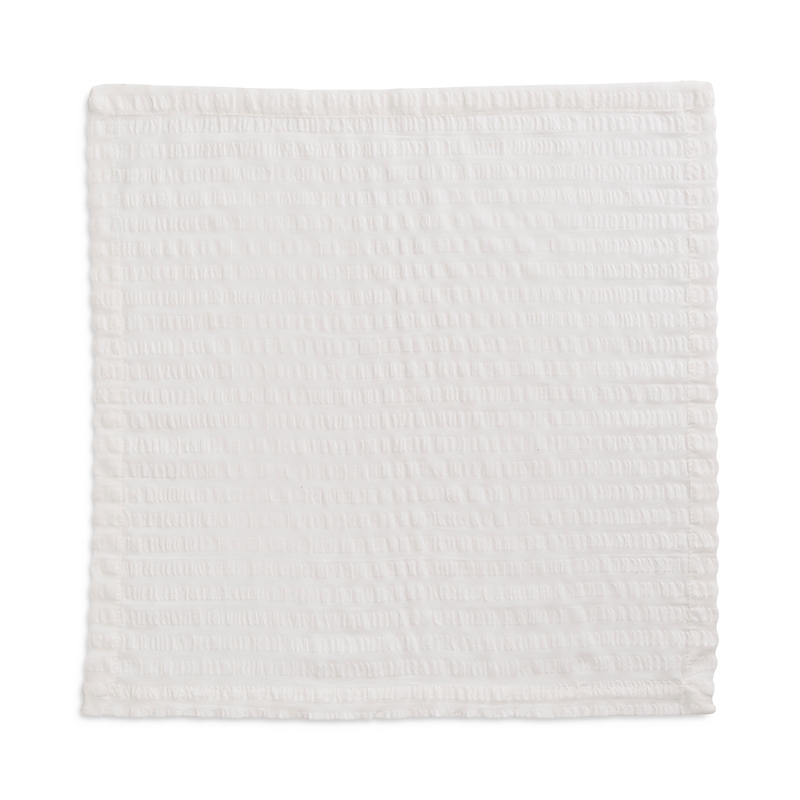 Kim Seybert Seersucker Napkin In White