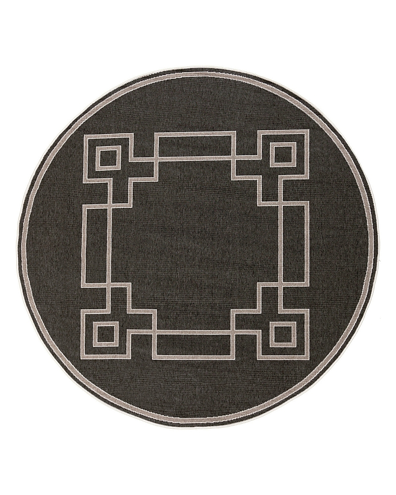 SURYA ALFRESCO ALF-F ROUND AREA RUG, 8'10 X 8'10
