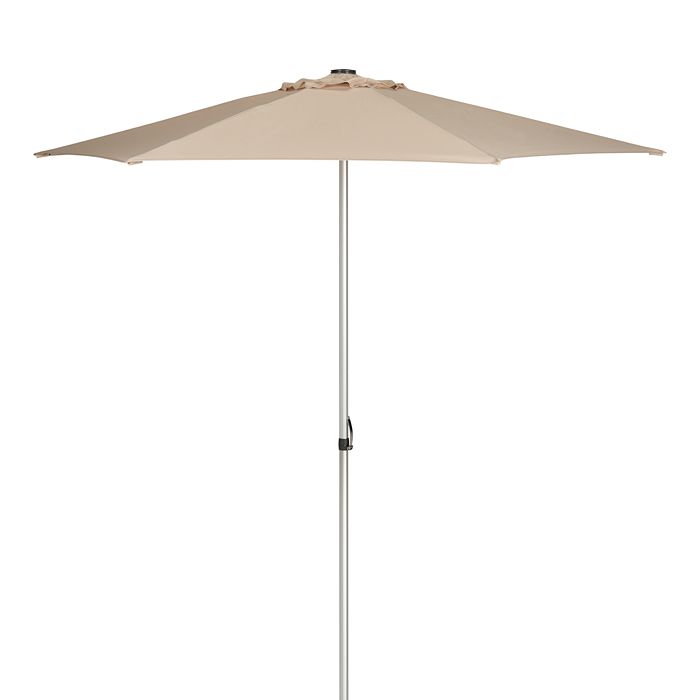 Shop Safavieh Hurst 9 Ft Push Up Umbrella In Natural