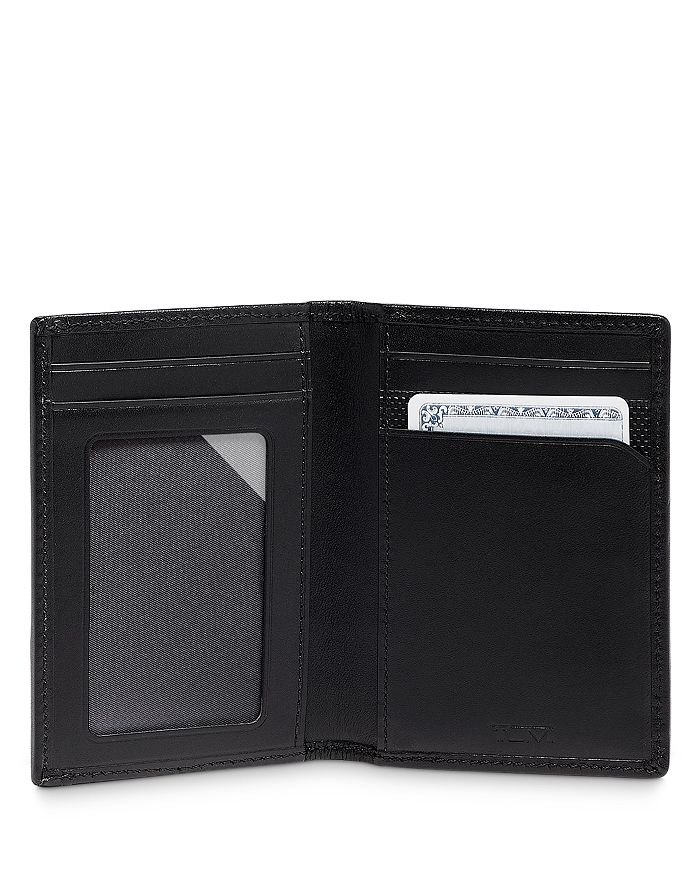 Tumi Nylon Multi Window Card Case In Black