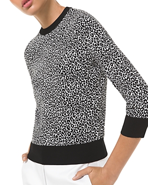 Michael Michael Kors Leopard Print Sweater