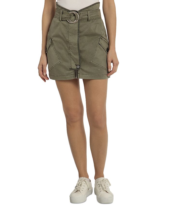 Belted utility mini skirt clearance